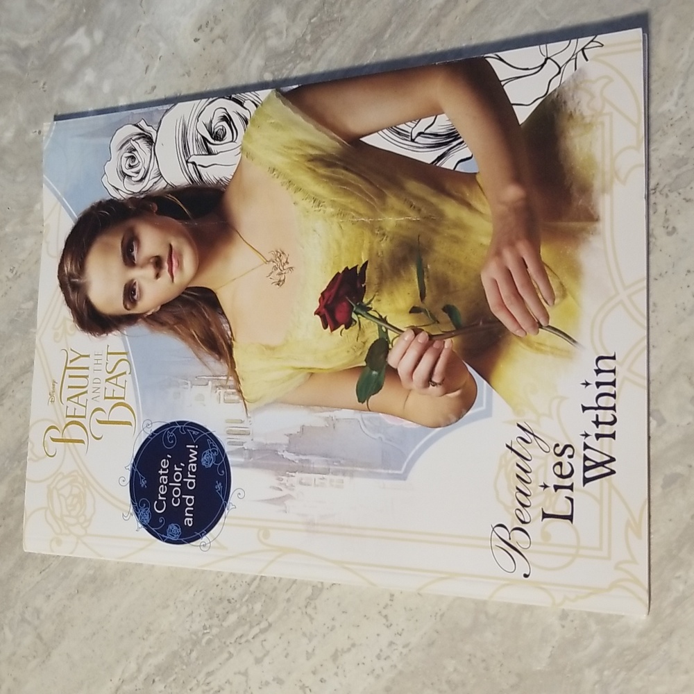 Beauty and the beast Create, color and draw book